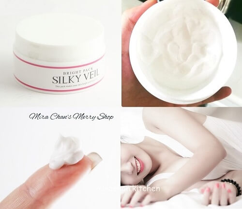 Sử dụng kem dưỡng trắng da Silky Veil mỗi ngày để có làn da trắng mịn như mơ